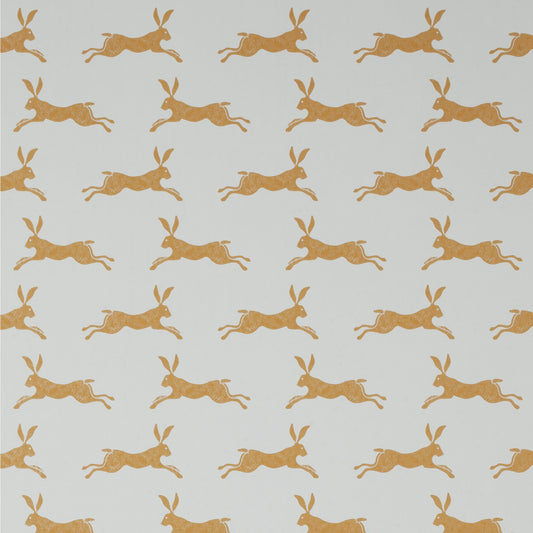 March Hare Nursery Wallpaper - Yellow