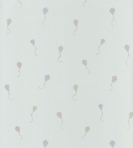Cerfs Volants Nursery Wallpaper - Gray