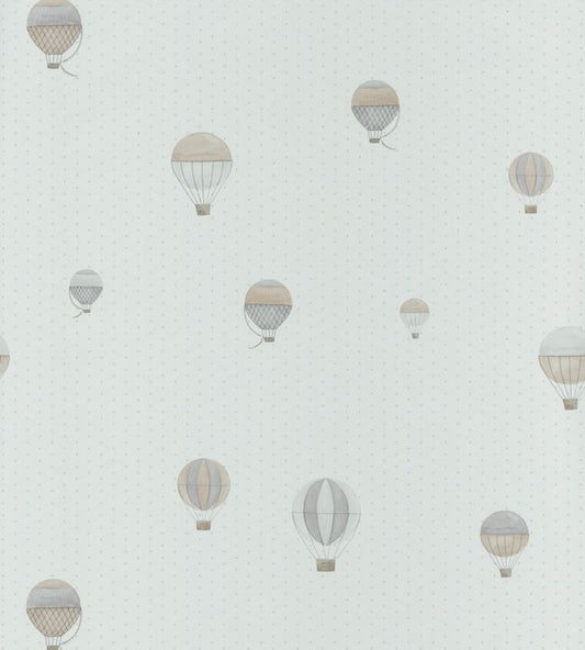 Montgolfiere Nursery Wallpaper - Gray