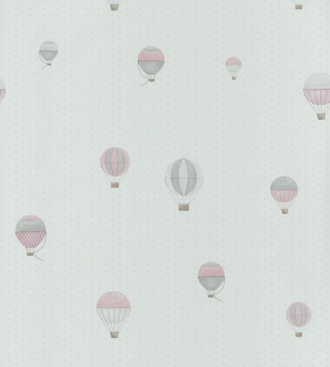 Montgolfiere Nursery Wallpaper - Green