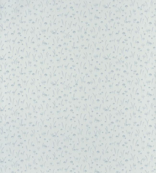 Liberty Champignons Nursery Wallpaper - Silver