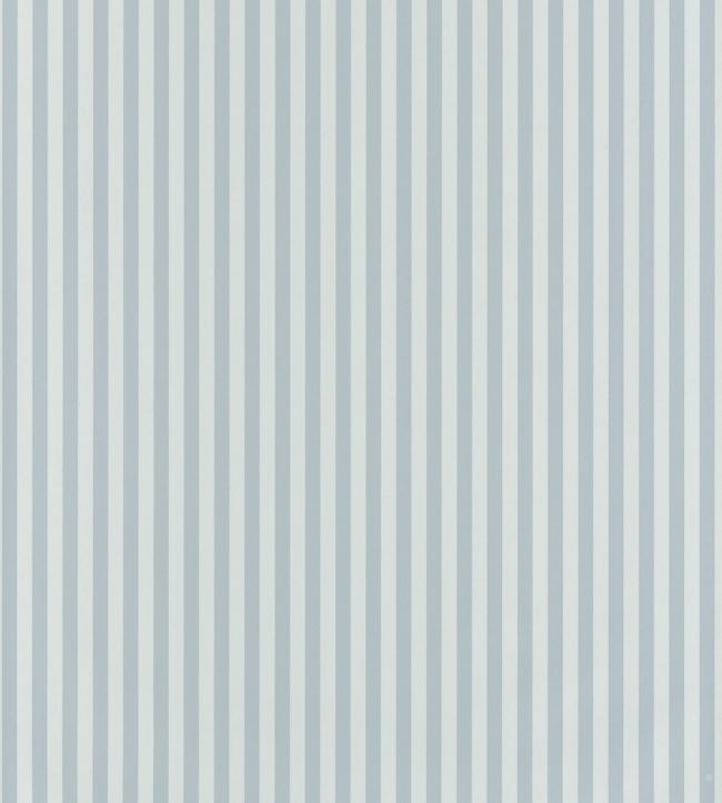 My Little World Rayure Nursery Wallpaper - Silver