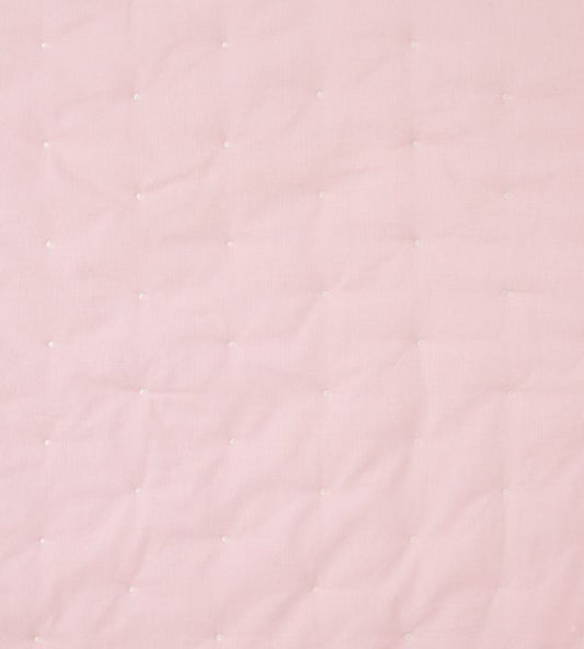 Molletonne A Pois Nursery Fabric - Pink