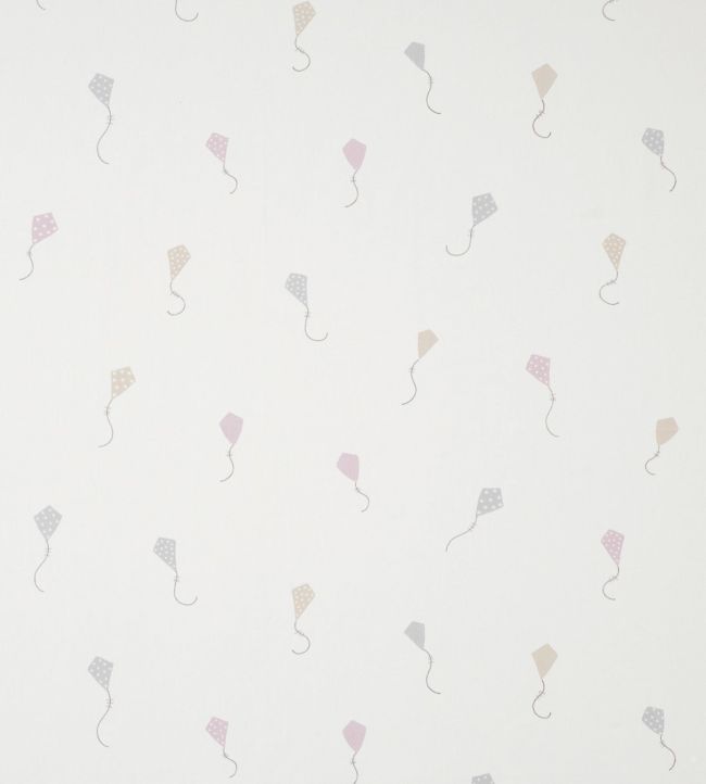 Cerfs Volants Nursery Fabric - Gray