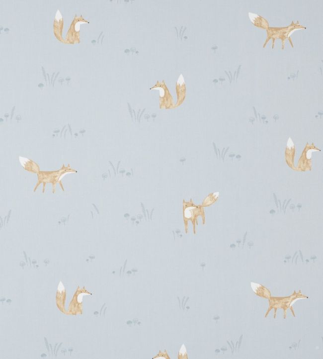 Renards Nursery Fabric - Gray