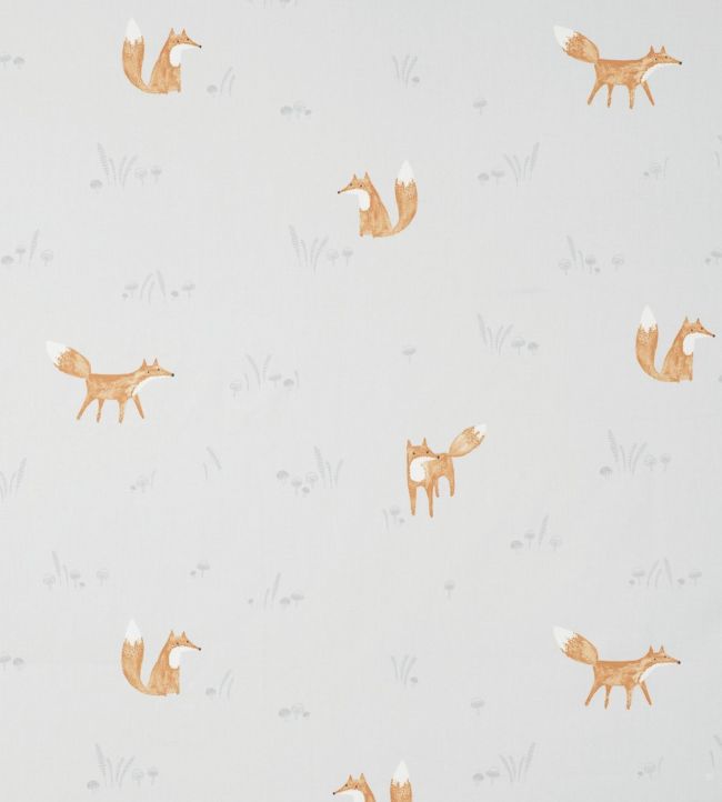 Renards Nursery Fabric - White