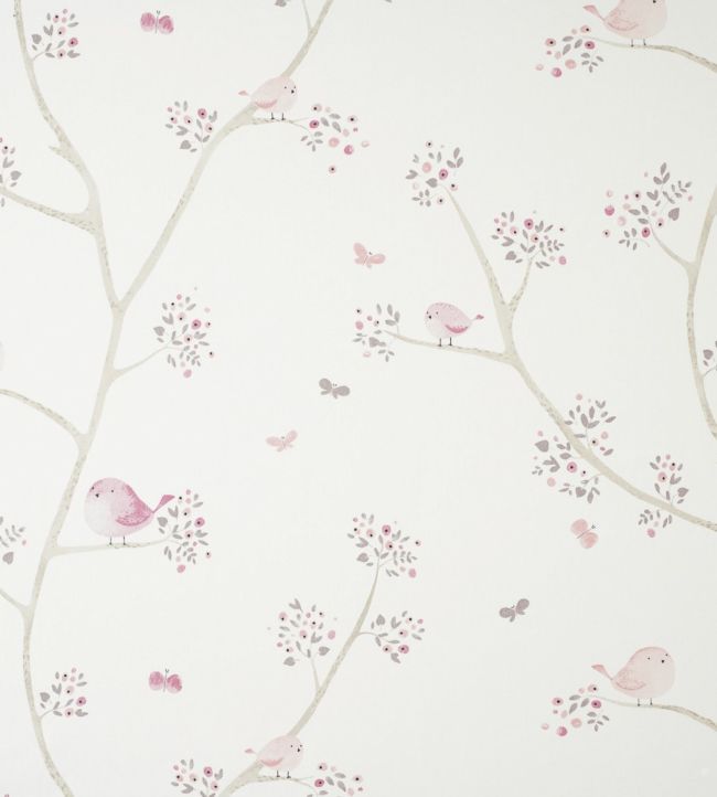 Oiseaux Nursery Fabric - Cream