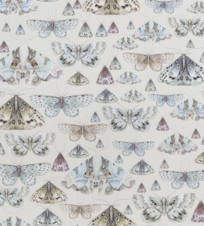 Issoria Nursery Wallpaper - Silver
