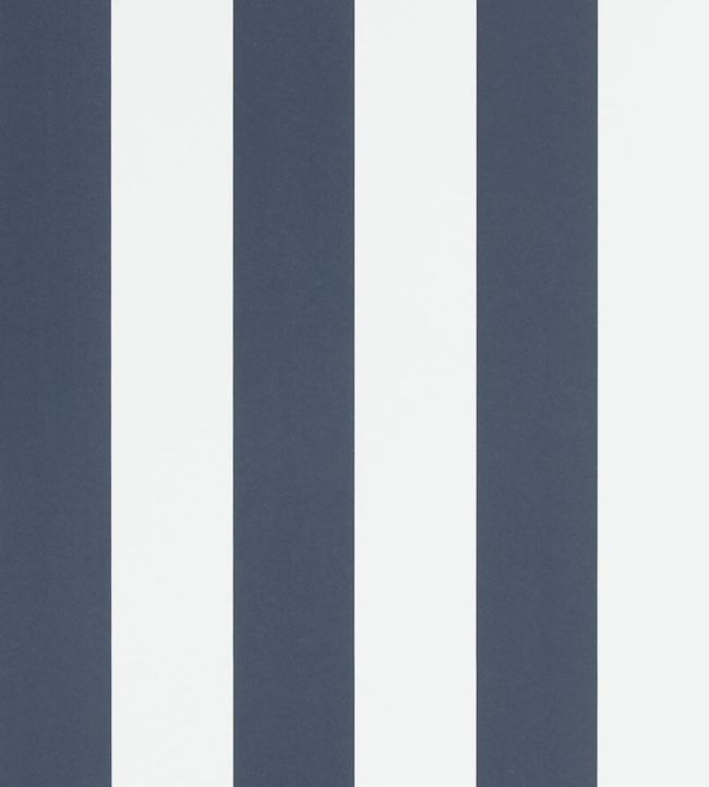 Spalding Stripe Nursery Wallpaper - Blue