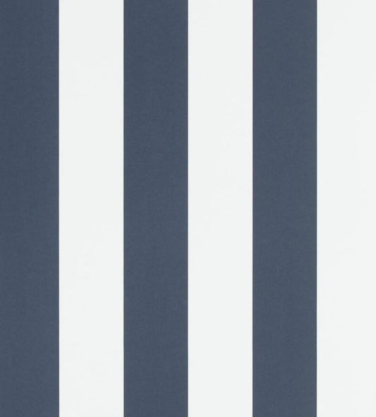 Spalding Stripe Nursery Wallpaper - Blue