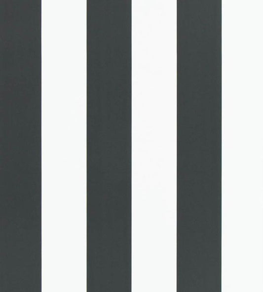 Spalding Stripe Nursery Wallpaper - Gray