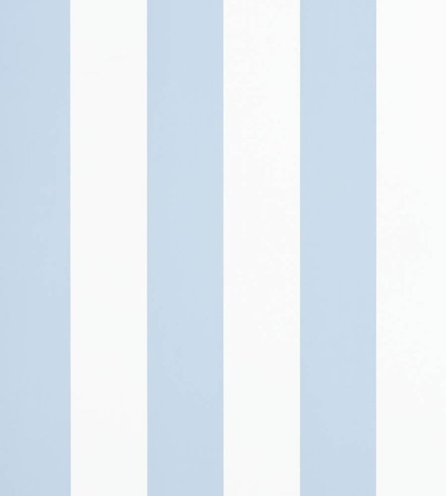 Spalding Stripe Nursery Wallpaper - Teal