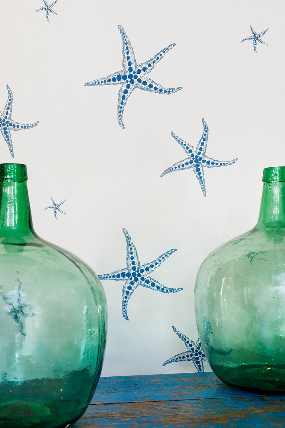 Starfish Nursery Room Wallpaper 2 - White