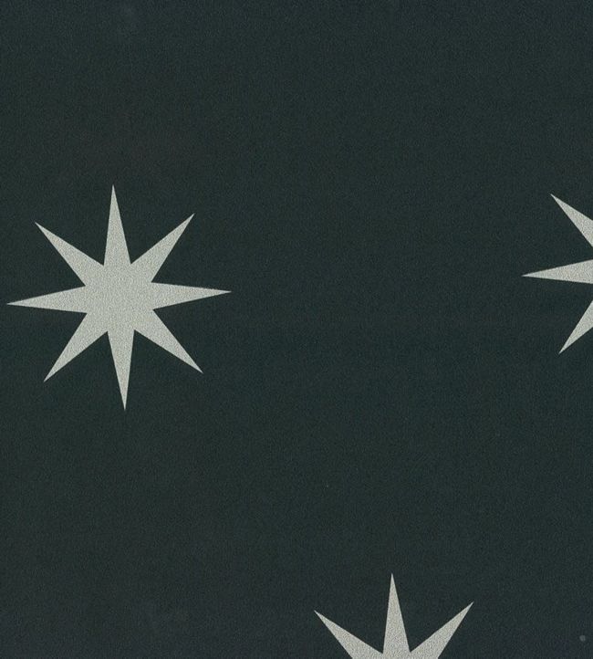 Coronata Nursery Wallpaper - Black