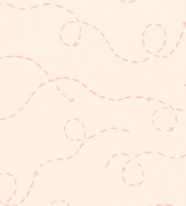 Buzzed Off Nursery Wallpaper - Pink