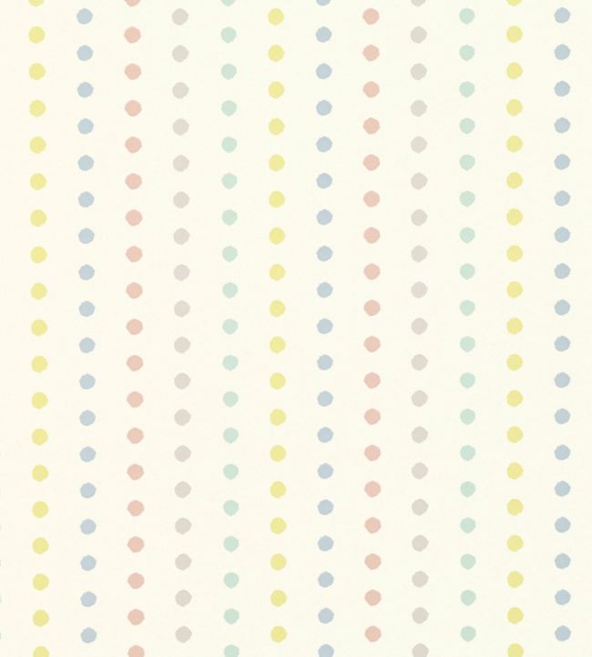 Dotty Nursery Wallpaper - Multicolor
