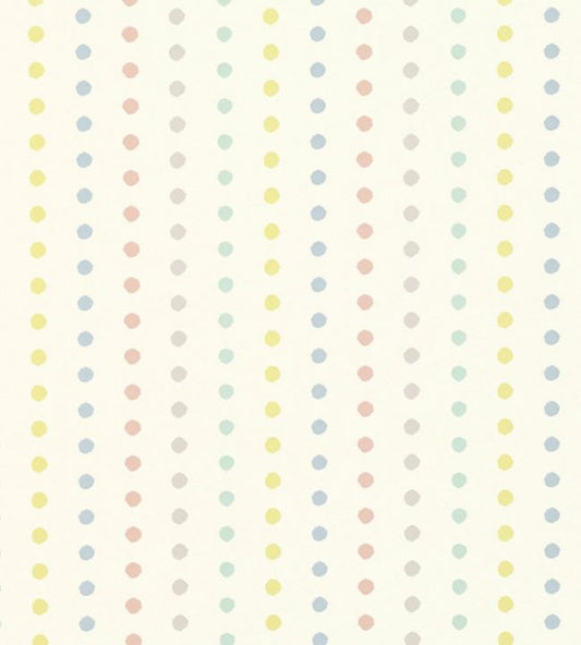 Dotty Nursery Wallpaper - Multicolor