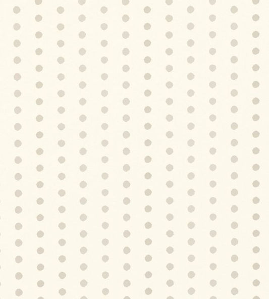 Dotty Nursery Wallpaper - Cream