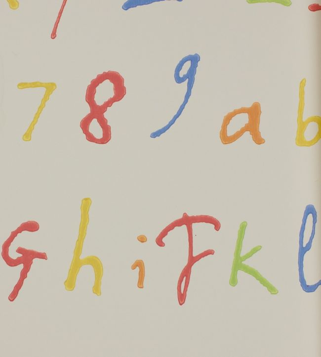 Quentins ABC Nursery Wallpaper - Multicolor