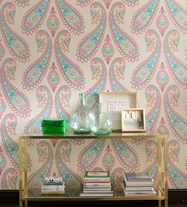 Nizam Nursery Room Wallpaper - Pink