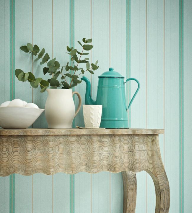 Bloomsbury Nursery Room Wallpaper 2 - Blue