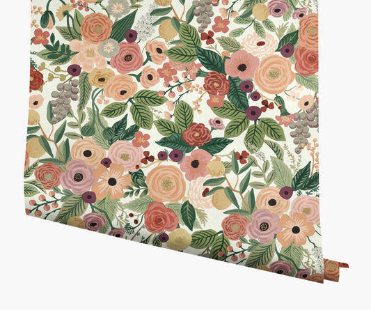 Garden Party Wallpaper - Pink - Rifle
