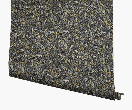 Tapestry Wallpaper - Black - Rifle