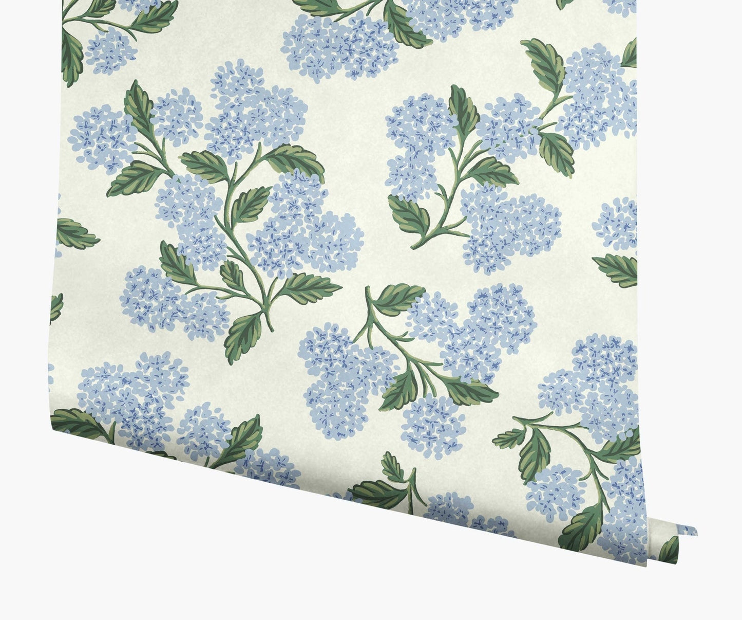 Hydrangea Wallpaper - Blue - Rifle