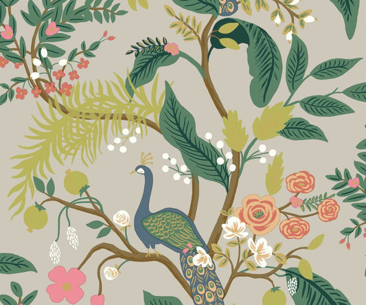 Peacock Wallpaper - Multicolor - Rifle