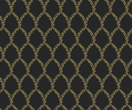 Laurel Wallpaper - Black - Rifle