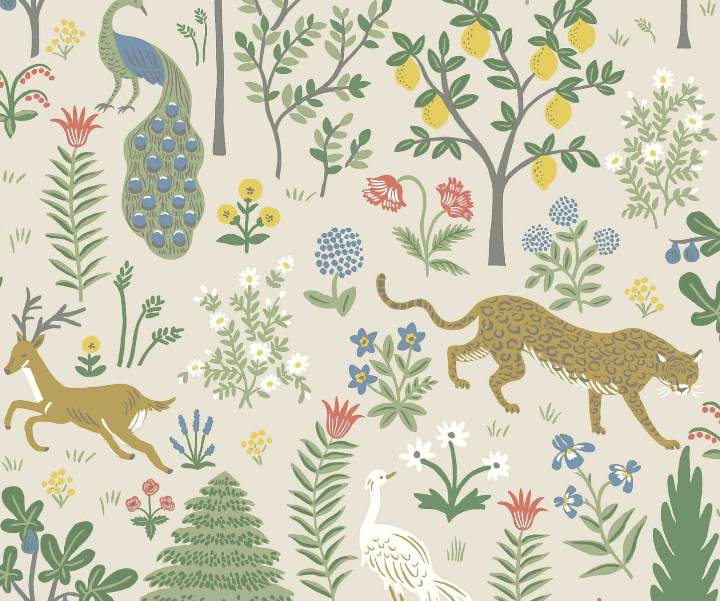 Menagerie Wallpaper - Multicolor - Rifle