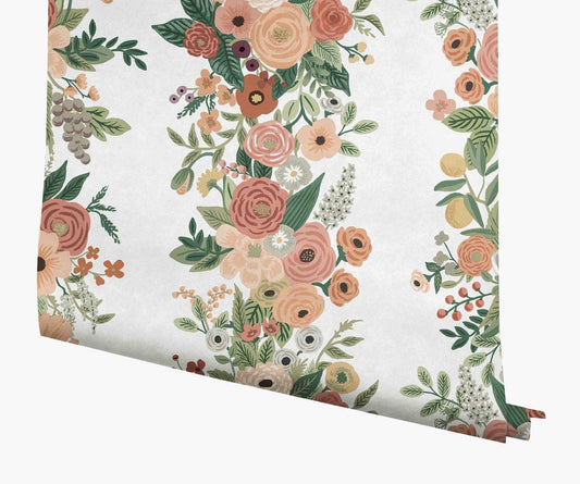 Garden Party Trellis Wallpaper - Multicolor - Rifle