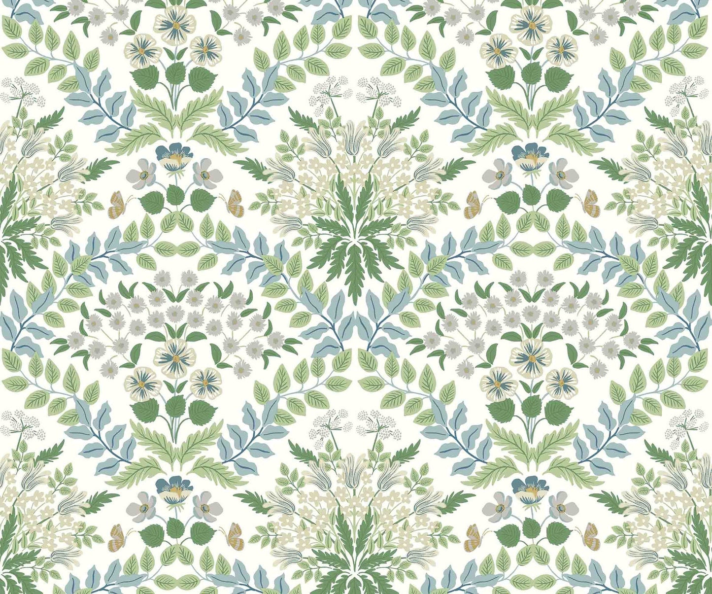 Bramble Wallpaper - Green - Rifle