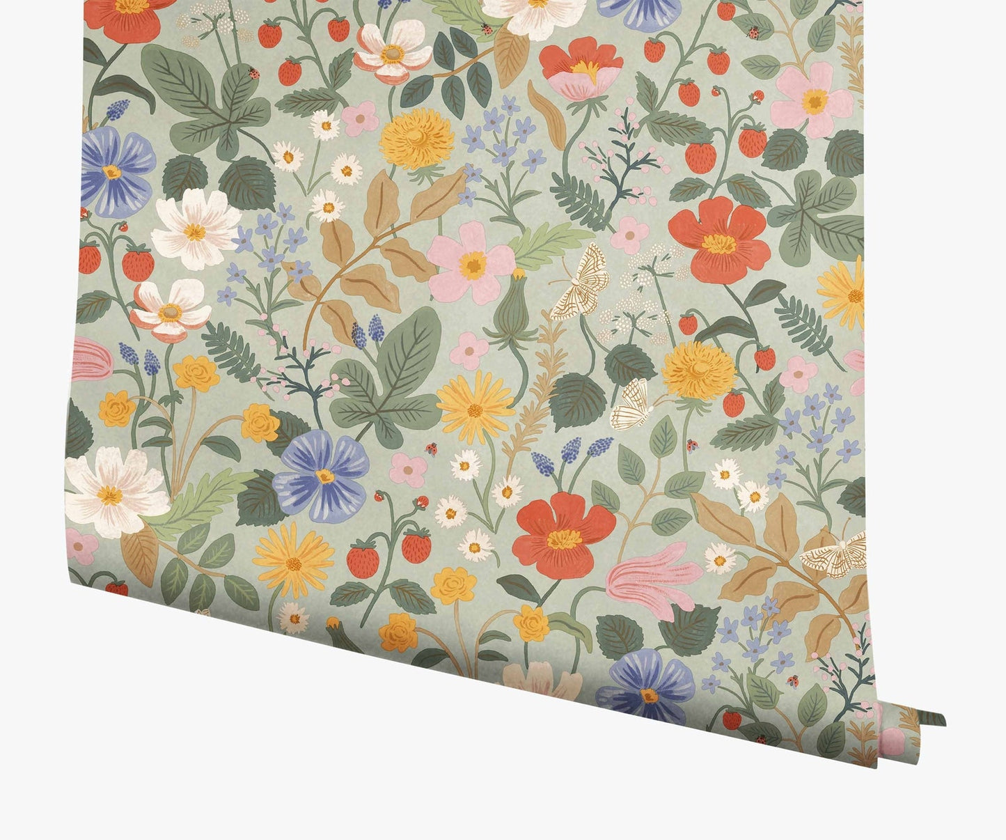 Strawberry Fields Wallpaper - Multicolor - Rifle