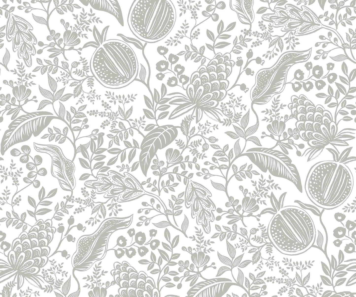 Pomegranate Wallpaper - Silver - Rifle