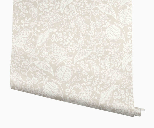 Pomegranate Wallpaper - Cream - Rifle