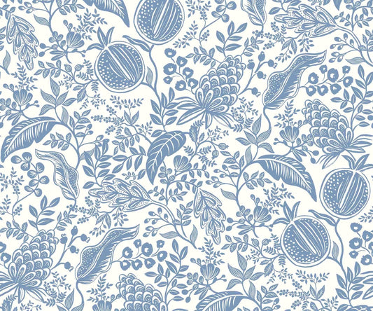 Pomegranate Wallpaper - Blue - Rifle