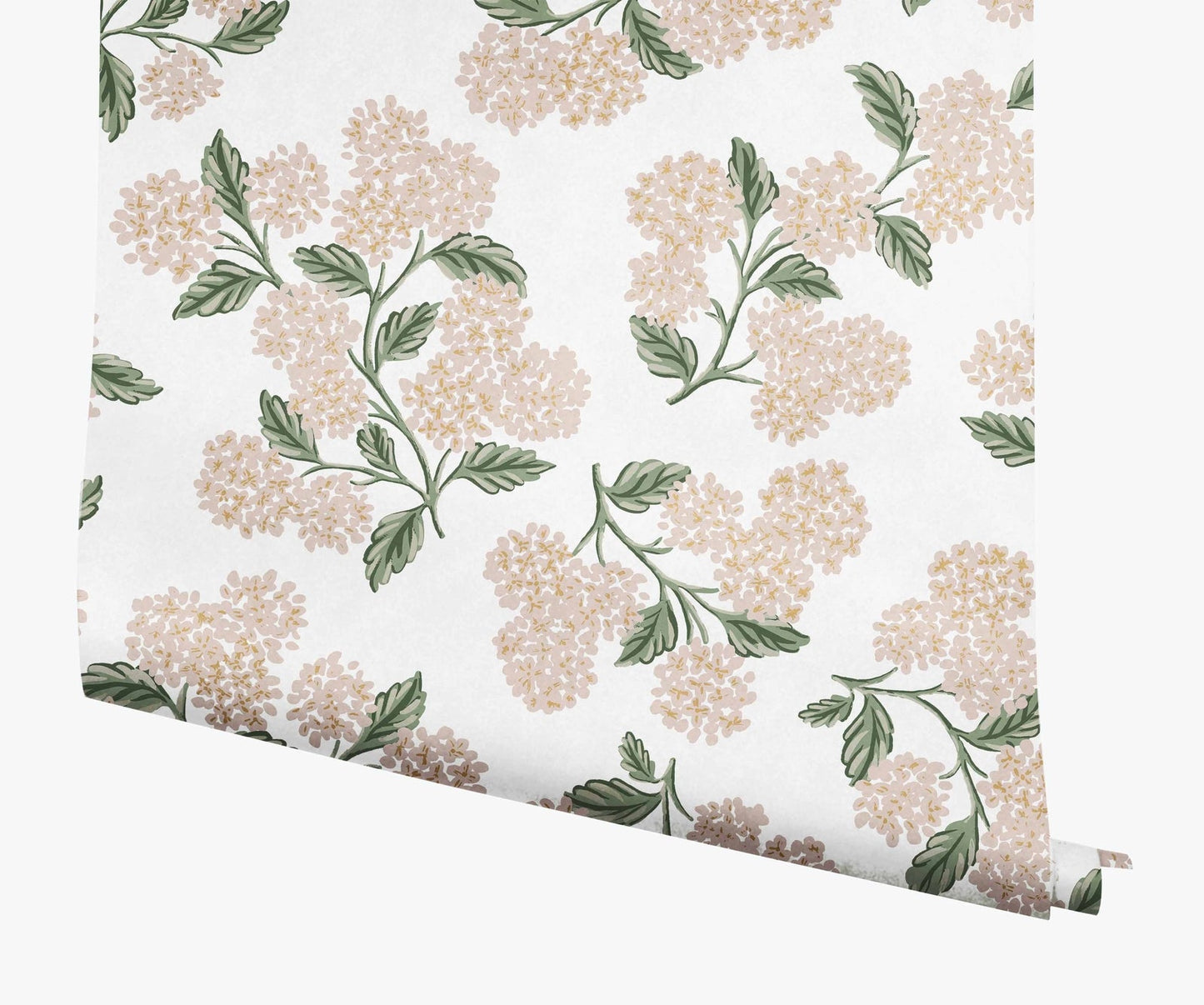 Hydrangea Wallpaper - Pink - Rifle