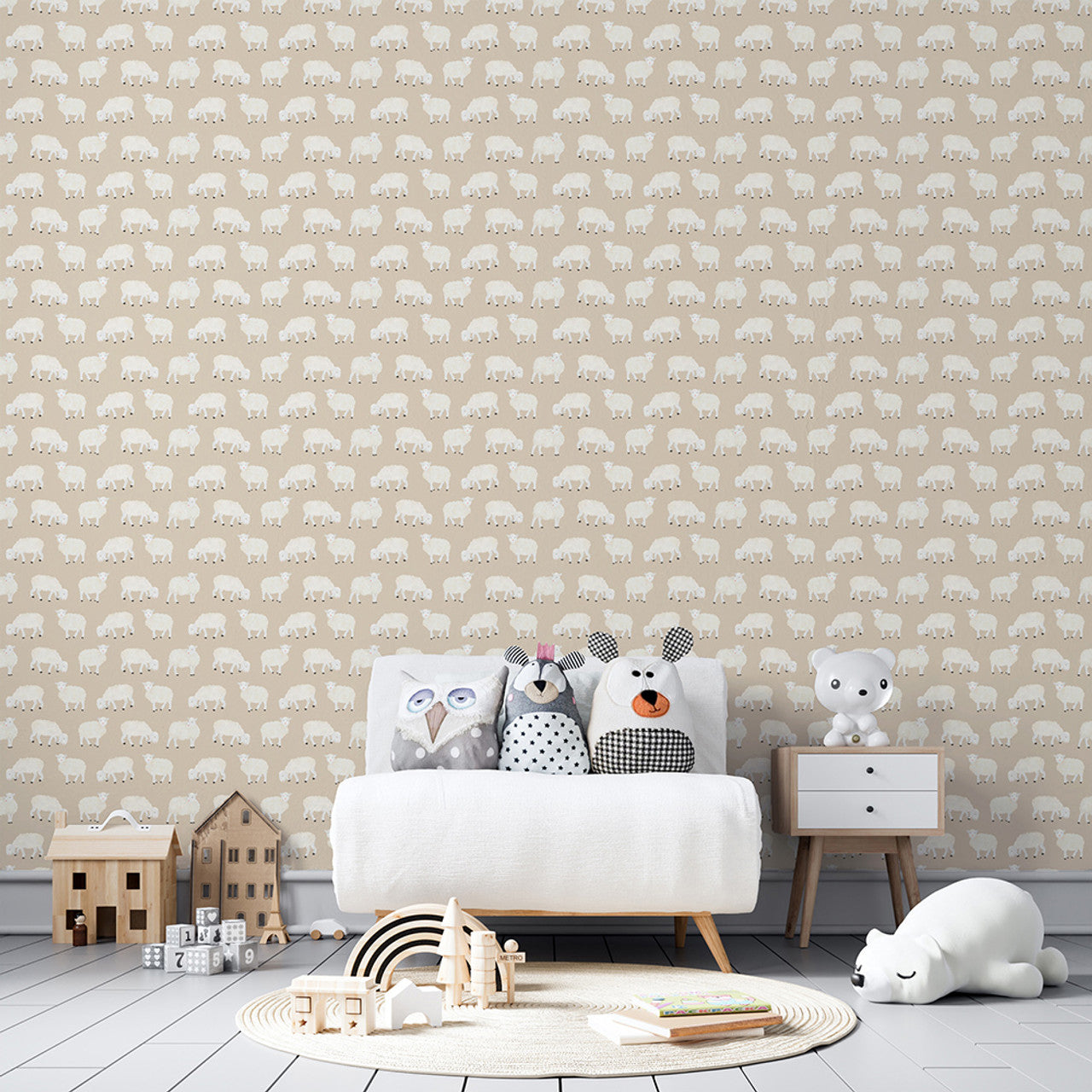 Sweet Sheep Great Kids Wallpaper