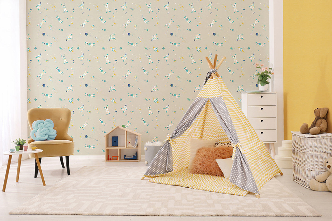 Super Space Great Kids Wallpaper