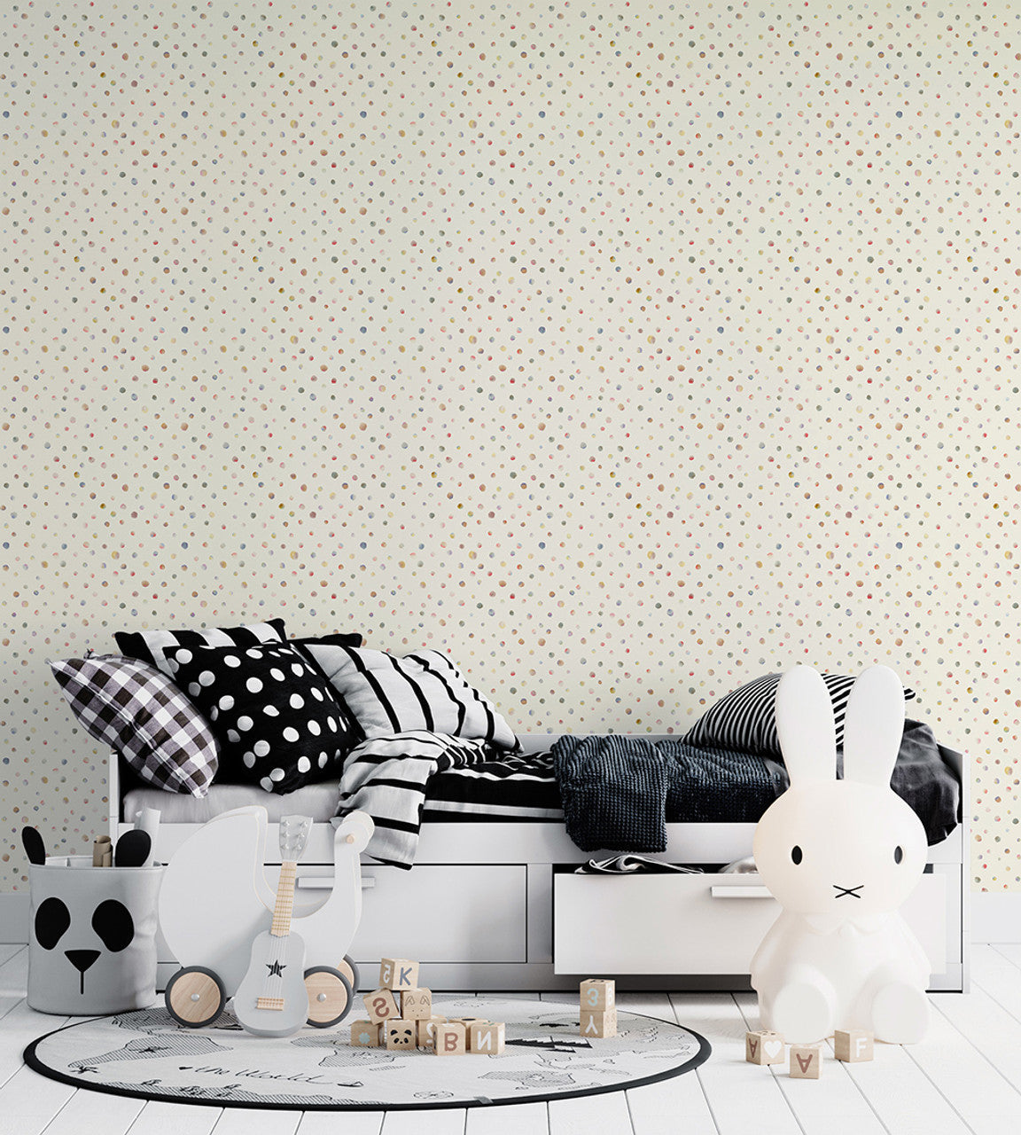 Watercolor Dots Great Kids Wallpaper