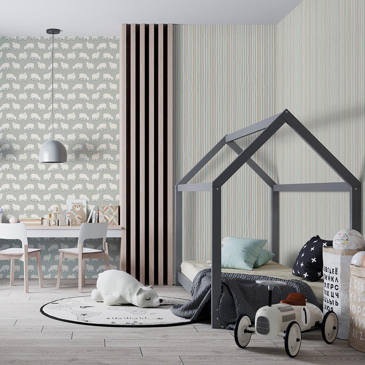 Stripes Great Kids Wallpaper