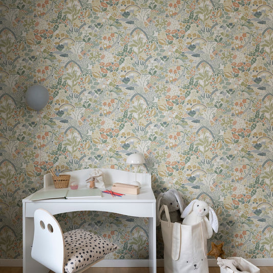 Resan Floral Kids Wallpaper