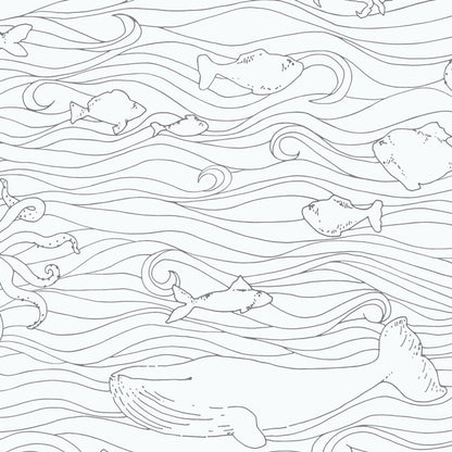 399042 - Mini Me High Tide Wallpaper - Off White - Eijffinger