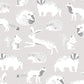 399060 - Mini Me Forest Animals Wallpaper - Grey - Eijffinger