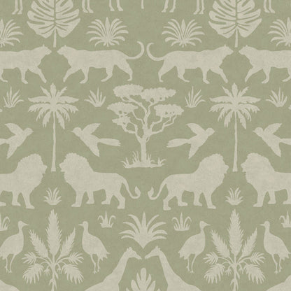 399081 - Mini Me Nature Wallpaper - Green - Eijffinger