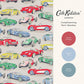 Vintage Cars Wallpaper - Multi - 125535 - Cath Kidston