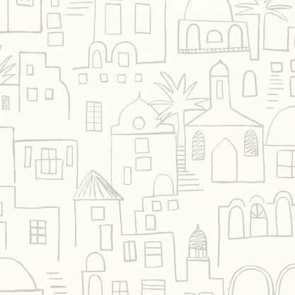Teeny Santorini Wallpaper