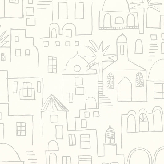 Teeny Santorini Wallpaper