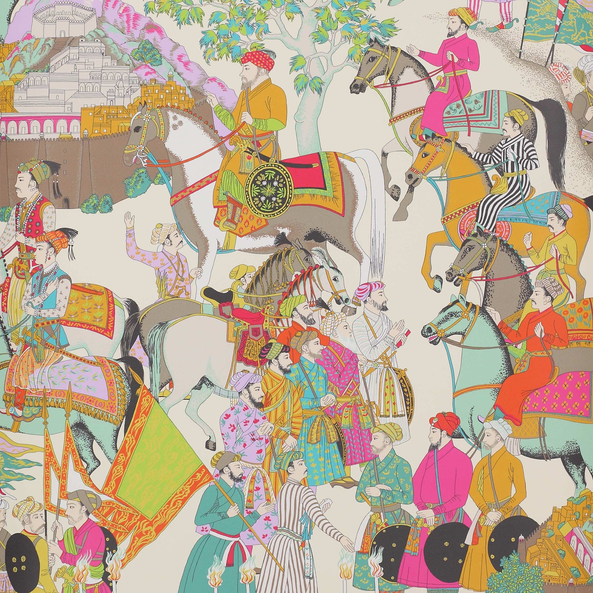 Dara Nursery Wallpaper - Multicolor